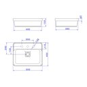 Ver imagem 4 de Cuba de Sobrepor Deca Slim 50x40 L.23050.m.94 Retangular com Mesa Ébano Fosco