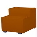Ver imagem 4 de Escada Estofada 2 Degraus para Cachorro Gato e Maca de Estetica Suede Terra Cota