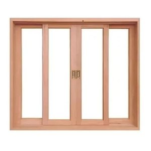 Janela Vitro de Madeira Eucalipto 100x120x12 Modelo Vidro Inteiro