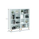 Ver imagem 4 de Conjunto Home Office 4 Peças com 1 Rack para TV, 1 Escrivaninha e 2 Estantes