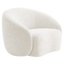 Ver imagem 1 de Poltrona Orgânica Luxo Recepção Amore Bouclé - Amarena Móveis