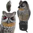 Ver imagem 1 de Coruja Solar Acende Olhos Faz Barulho Sensor Movimento Afasta Animais Pombo Escorpiao Cobra Esquilo