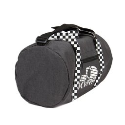 Mala Kvra Bag Stripes Preta/branco - Alça Xadrez - Kvra:preto/branco/único - 2