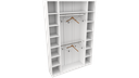 Ver imagem 5 de Armário Colmeia Cabideiro Livia M6 Closet Loja Vetorial Móveis