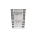 Ver imagem 3 de Armário Colmeia Cabideiro Livia M6 Closet Loja Vetorial Móveis