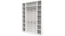 Ver imagem 2 de Armário Colmeia Cabideiro Livia M6 Closet Loja Vetorial Móveis