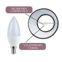 Ver imagem 3 de Cúpula Clássica Cônica Luminária 11x8x11cm Tecido Algodão Ref 01