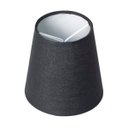 Ver imagem 2 de Cúpula Clássica Cônica Luminária 11x8x11cm Tecido Algodão Ref 01