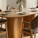 Ver imagem 4 de Mesa Jantar Aracaju Orgânica 180cm com 6 Cadeiras Akkegra:nobuck Marrom