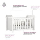 Ver imagem 2 de Berço Mini Cama 3x1 Lara 