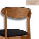 Ver imagem 5 de Kit 2 Cadeiras para Sala de Jantar Monaco Madeira Maciça