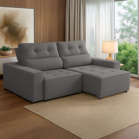 Sofá Price 2 Lugares 1,80m Linho Star Confort