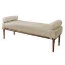 Ver imagem 1 de Recamier Banco Berlim Luxo Madeira Maciça Castellar Móbile Corino Off White