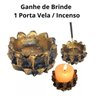 Nossa Senhora Aparecida Imagem Resina 15 Cm C/ Chaveiro - 4