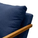 Ver imagem 7 de Mona Kit 2 Unidades Sala Escritório Design Moderno Linho:azul