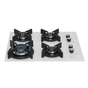 Cooktop 4 Bocas Gás Mesa Vidro Tripla Chama Infinity Bivolt Fischer