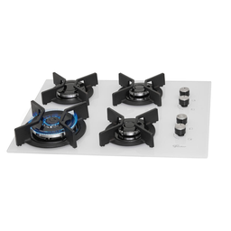 Cooktop 4 Bocas Gás Mesa Vidro Tripla Chama Infinity Bivolt Fischer - 2