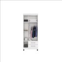 Ver imagem 3 de Guarda Roupa Atalaia 3 Portas 2 Gavetas Evidência Móveis