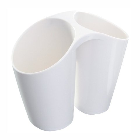 Porta Talheres de Bancada Astra Branco Pta1