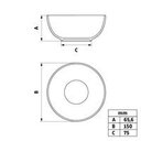 Ver imagem 4 de Saladeira Tramontina Maria Augusta em Porcelana 15 Cm 96010/081