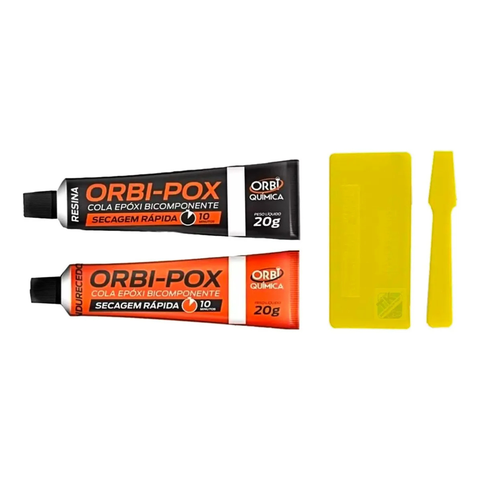 Cola Epóxi Tipo Araldite 10 Minutos 20g Orbi-pox