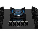 Ver imagem 6 de Cooktop 5 Bocas Gás Mesa Vidro Tripla Chama Infinity Bivolt Fischer