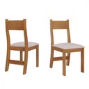Ver imagem 4 de Conjunto Mesa de Jantar Retangular Milani Mel 4 Cadeiras Brisa Linho Marfim