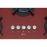 Cooktop 5 Bocas Gás Mesa Vidro Tripla Chama Infinity Bivolt Fischer - 4