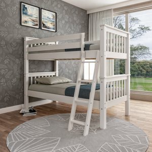 Beliche Oxford em Madeira Maciça Branco