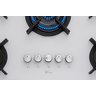 Cooktop 5 Bocas Gás Mesa Vidro Tripla Chama Infinity Bivolt Fischer - 4
