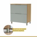 Ver imagem 7 de Cozinha 5 Peças 100% Mdf Marquesa Nature-verde