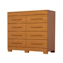 Ver imagem 2 de Cômoda Nalu 8 Gavetas 100% Mdf Cinamomo - Acp Móveis