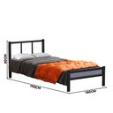 Ver imagem 4 de Cama De Ferro Vintage Casal 1.38 Preto Jane Shop JM