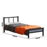 Cama De Ferro Vintage Casal 1.38 Preto Jane Shop JM - 4