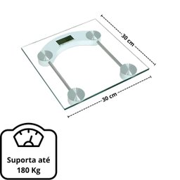 Balança Digital Eletrônica de Vidro 180kg - Precisão e Durabilidade - 5
