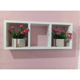 Nicho 50x20x10 Retangular Grande 100% Mdf Sala Quarto Cozinha - 1
