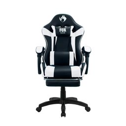 Cadeira Gamer Fox Racer Zerda com Apoio de Pés Branca W20 - 1
