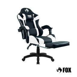 Cadeira Gamer Fox Racer Zerda com Apoio de Pés Branca W20 - 3