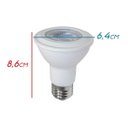 Ver imagem 2 de 2x Lâmpada Led Par20 7w Branco Frio E-27 Bivolt St1656