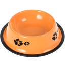 Ver imagem 1 de Comedouro e Bebedouro Aço Inoxidável 15cm 150ml Laranja