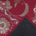 Ver imagem 3 de Passadeira Sala Antiderrapante Classico Persa Belga Domani:petunia Vermelho/0,50x0,80m