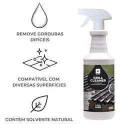Grill Cleaner Desengordurante Limpador 500ml Fogões Spartan - 2