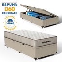 Ver imagem 5 de Cama Box Baú com Colchão de Espuma D60 Ortobom Force Dream Solteiro 88cm