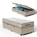 Ver imagem 1 de Cama Box Baú com Colchão de Espuma D60 Ortobom Force Dream Solteiro 88cm