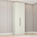 Ver imagem 4 de Guarda Roupa 2 Portas com Prateleiras Flex Seletto - Henn Areia
