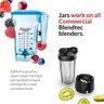 Blendtec 75 Oz Fourside Commercial Jar - Azul, 32 Oz Capacidade de Mistura - 5
