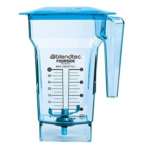 Blendtec 75 Oz Fourside Commercial Jar - Azul, 32 Oz Capacidade de Mistura