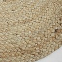 Ver imagem 3 de Tapete Oval Juta Timbu 1,00 x 1,50 Bege Niazitex