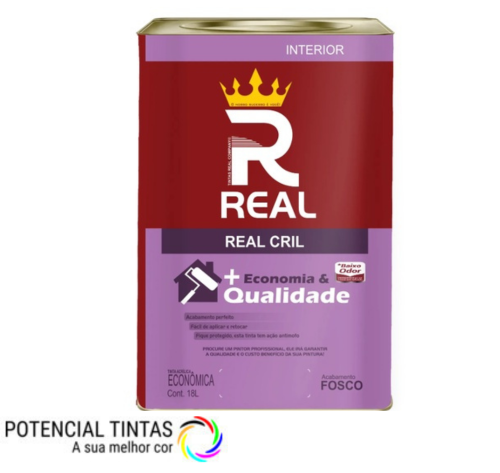 Latex Real Cril Branco 18l Camurça - 1