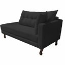 Ver imagem 4 de Divã Recamier Psicologia Troya 140 Cm Suede Amarelo - Fm